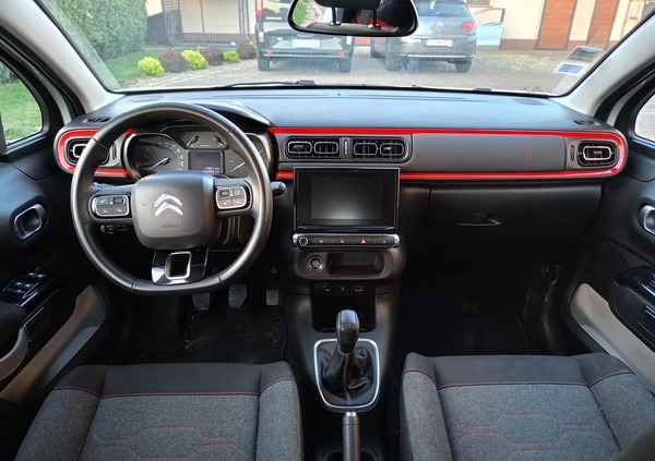 Citroen C3 cena 26400 przebieg: 81000, rok produkcji 2017 z Łaskarzew małe 106
